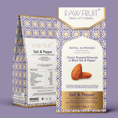 HyperFoods Pink Salt Roasted Almonds Almonds(1 x 100 g)