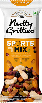 Nutty Gritties Grab And Go Sports Dry Fruit Mix Assorted Nuts(1 x 40 g)