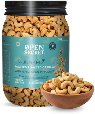 OPEN SECRET Premium Whole Kaju Roasted and Salted Cashews(1 x 1 kg)