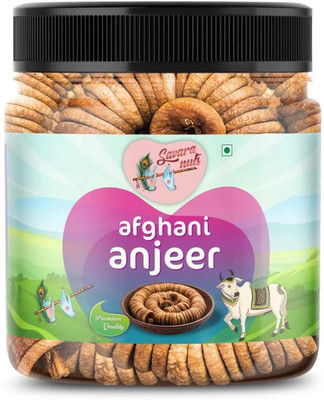 Savara nuts Premium Dried Afghani Anjeer/ Figs | Dry Figs Figs(1 x 500 g)