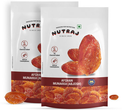 Nutraj Munakka (Abjosh) Raisins(2 x 200 g)