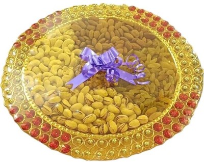 Koogly Dry Fruit Thali with Dry Fruits - 5 Combo Mix Dry Fruits Pack Almonds, Cashews, Pistachios, Raisins, Walnuts(450 g)
