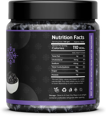 Frozen nuts Dried Blueberry | Unsweetened Blueberries | Rich in Vitamins & Fibers | Dried Blueberry(1 x 1000 g)