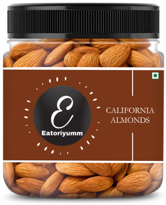 Eatoriyumm California Almonds (American Badam) - Big Size - Fresh & Crunchy Almonds(1 x 250 g)