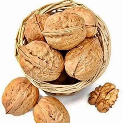 ZION Kashmiri Walnut Akhrot Paper Shell Walnut Best Dryfruits 1kg Walnuts(1 x 1 kg)