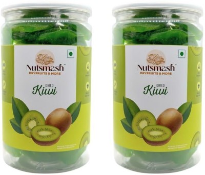 Nutsmash Tasty & Healthy Dried Kiwi Slices (Pack of 2) Kiwi(2 x 500 g)