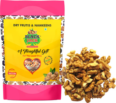 BlackJack Premium Walnut Kernel | Light Brown Quarter Without Shell | Akroth Giri in 4 Pcs Walnuts, Kernels(1 kg)