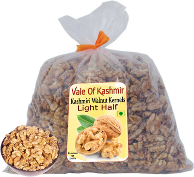 vale of kashmir Light Walnut Kernels, Premium Walnut Kernels, Walnuts Without Shell Akhrod Walnuts(1 x 400 g)