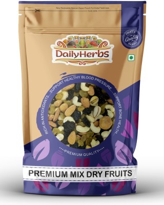 Wonderland Foods - Mix Dry Fruits (Panchmewa) 400g (200g X 2) Pouch, ALmonds, Cashews, Green Raisins, Black Raisins, Dry Dates, Healthy &  Nutritious