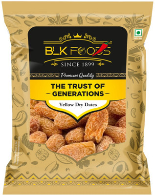 BLK FOODS Select Dates Dry Yellow | Sukha Khajoor (Chuara) 1KG Dates(2 x 500 g)