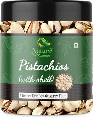 NATURE CONNECT Roasted & Salted Pistachio with Shell Fresh | Jar Pack Pistachios(200 g)