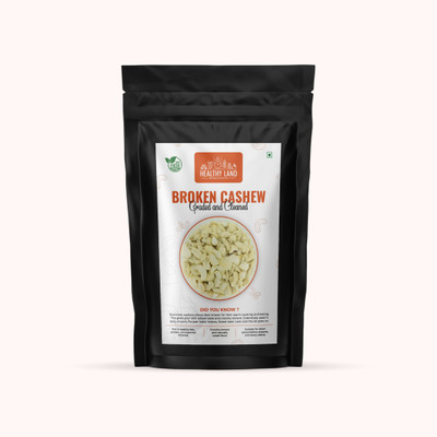 Healthy Land Fresh broken/Crushed Cashew Small pieces Cashews(1 x 500 g)