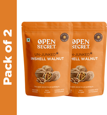 OPEN SECRET Premium Inshell Walnuts(2 x 500 g)