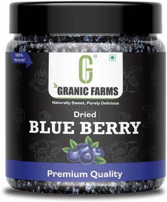 Granic Farms Dried Blueberry | Unsweetened Blueberries | Rich in Vitamins & Fibers | Dried Blueberry(1 x 200 g)