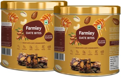 Farmley Premium Date Bites Dry Fruit Barfi- No Added Sugar(2 x 180 g)