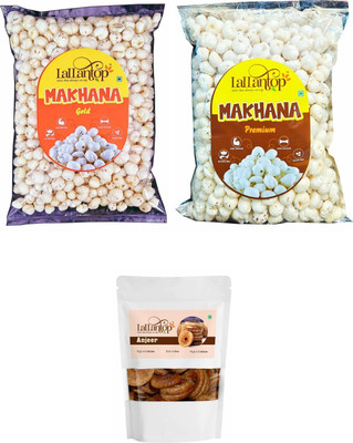 LALLANTOP Makhana gold 250g | Makhana Premium 250g | Anjeer 250g Dry Fruits Combo Fox Nut, Figs(3 x 250 g)