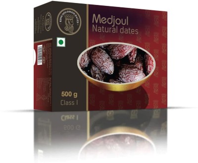 King Solomon Medium Medjoul / Medjool Dates | All Natural | No Preservatives| Plant Based Dates(500 g)