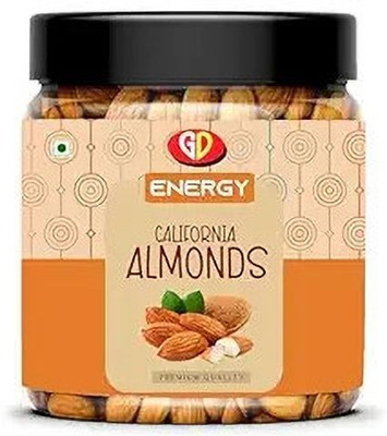 Gd Energy Natural California Almonds Dried Badam Giri |High in Fiber & Boost Immunity| Almonds(1 x 250 g)