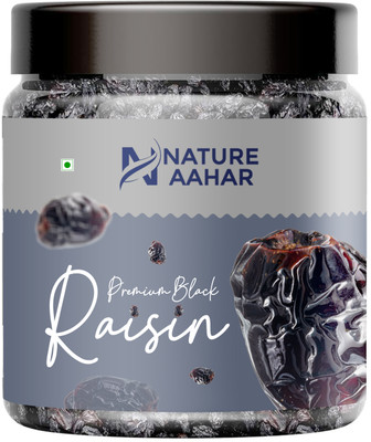 Nature Aahar Premium Black Raisins(1 x 250 g)