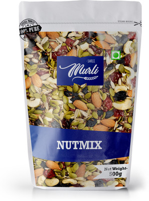SHREE MURLI Healthy Nutmix | Mixed Dryfruits | Source of Vitamin and Minerals(1 x 500 g)