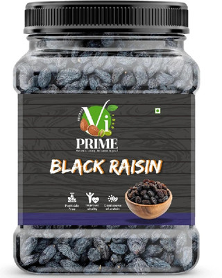 VI PRIME Black Raisins |Seedless Dry Grapes Kali Kishmish ( Jar Pack ) Raisins Raisins(1 x 200 g)