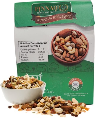 Pinnaq Spices And Nuts Mix Dry Fruit | Panchmeva |Coconut Peal, Almonds, Cashews, Raisins, Dates 150gm(150 g)