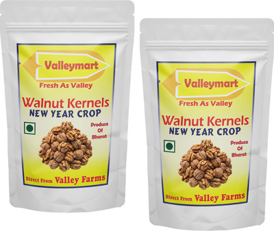 Valleymart Fresh Walnut Kernels, New Year Crop, Product of Bharat, Farm Walnuts(2 x 0.5 kg)