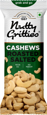 Nutty Gritties Grab And Go Salted & Roasted Cashews(1 x 40 g)