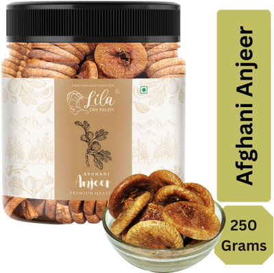 lila dry fruits Premium Quality Dry Figs Jar Pack 250gm | Afghani Anjeer Figs(1 x 250 g)