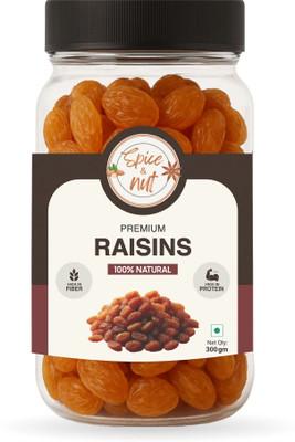 Spice & Nut Raisins in Jar | Premium Indian Kishmish Raisins(1 x 300 g)