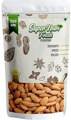 Super Nutri Fresh Natural Californian Almonds 250gm Almonds(1 x 250 g)