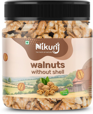 NIKUNJ Premium Walnut Kernels | Akhrot Without Shell | Rich Source of Antioxidants | Walnuts(1 x 250 g)