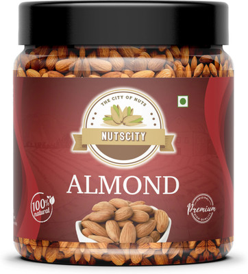 NUTSCITY Premium Quality Almonds | Raw Whole Dry Fruits | Rich in Protein & Fiber Almonds(1 x 250 g)