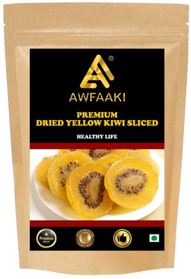 AWFAAKI Dried Yellow Kiwi Sliced | Dry Golden Kiwi Slices | Dehydrated Kiwi Candied Kiwi(1 x 1 kg)