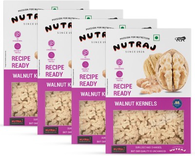 Nutraj Recipe Ready Walnut Kernels (Akhort Giri) Walnuts(4 x 250 g)