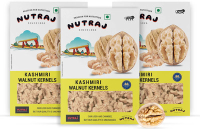 Nutraj Classic Kashmiri Walnut Kernel | Akhrot Giri 750g Walnuts(3 x 250 g)
