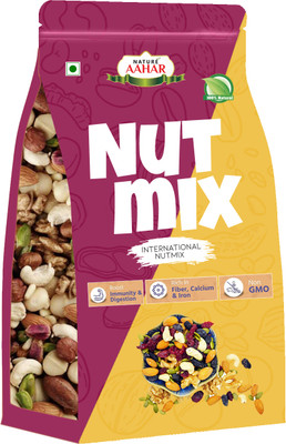 Nature Aahar Premium International Healthy Nutmix | Mixed Dryfruits | (500GM)  (500 G) For Rs. 260 @ 67 %