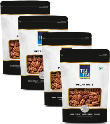 Tim Tim Pecan Nuts–Raw, Whole & Natural | Heart-Healthy Superfood | Keto & Vegan, 1kg Pecans(4 x 0.25 kg)