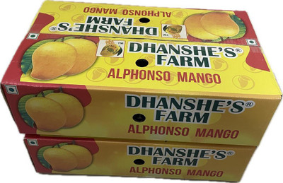 Dhanshe's Farm Ratnagiri Alphonso Mango Size B(12 Pieces) Mango(12 x 0.16 kg)