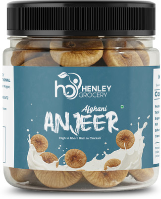 HENLEY Premium Dried Afghani 250 gm Anjeer | Dry fruits Figs | Fresh Figs(1 x 250 g)