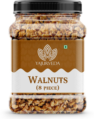 Yajurveda Walnut Kernels Without Shell | California Walnuts | 8 Pieces Broken Akhrot Giri Walnuts(1 x 1 kg)
