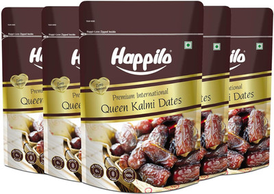 Happilo Premium International Queen Kalmi Dates ,200 g x Pack of 5 Dates(5 x 200 g)
