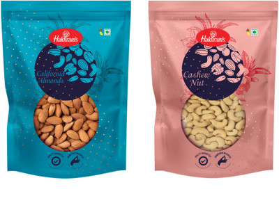 Haldiram's Cashew & Almonds Combo Almonds, Cashews(2 x 450 g)
