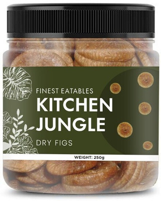 Kitchen Jungle Anjeer | Dry Figs ( Bold ) Figs(1 x 250 g)