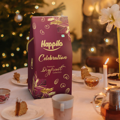 Happilo Dry Fruit Celebration Gift Box Dove, Ideal for Rakhi, Diwali & Festive Gifting Assorted Nuts(1 x 125 g)
