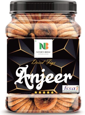 Nature's Bridge Anjeer | Dry Figs | Dry Anjir | Dry Fig | Dry Fruits - 500 gm Jar Pack Figs(500 g)