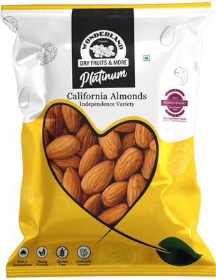 WONDERLAND Raw California Independence Almonds Almonds(1 kg)