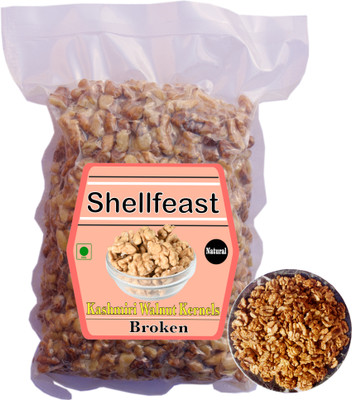 Shellfeast Broken Walnut Kernels, Premium Walnuts Without Shell, Akhrot Giri Walnuts(1 x 400 g)