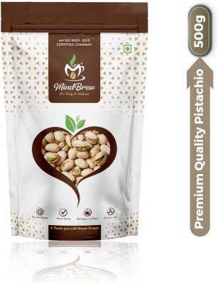 MindBrew Premium California Roasted and Salted - Pista Pistachios(500 g)