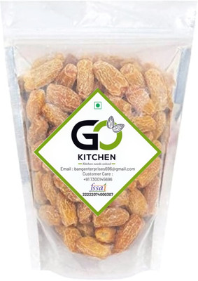 Go Kitchen Yellow Dry Dates | Peela Sukha Khajoor | Dry Chuhara | Pili Kharak Dry Dates(1 x 1 kg)